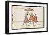 Album ; Ballet de Douairière de Billebahaut ; " Seconde entrée du Grand Seigneur "; trois figures-Daniel Rabel-Framed Giclee Print