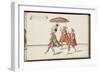 Album ; Ballet de Douairière de Billebahaut ; " Seconde entrée du Grand Seigneur "; trois figures-Daniel Rabel-Framed Giclee Print