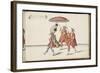 Album ; Ballet de Douairière de Billebahaut ; " Seconde entrée du Grand Seigneur "; trois figures-Daniel Rabel-Framed Giclee Print