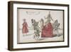 Album ; Ballet de la Douairière de Billebahaut (?) ; "Entrée du Grand Can et de ses suivants" ;-Daniel Rabel-Framed Giclee Print