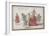 Album ; Ballet de la Douairière de Billebahaut (?) ; "Entrée du Grand Can et de ses suivants" ;-Daniel Rabel-Framed Giclee Print