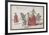 Album ; Ballet de la Douairière de Billebahaut (?) ; "Entrée du Grand Can et de ses suivants" ;-Daniel Rabel-Framed Giclee Print