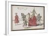 Album ; Ballet de la Douairière de Billebahaut (?) ; "Entrée du Grand Can et de ses suivants" ;-Daniel Rabel-Framed Giclee Print