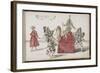 Album ; Ballet de la Douairière de Billebahaut (?) ; "Entrée du Grand Can et de ses suivants" ;-Daniel Rabel-Framed Giclee Print