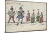 Album ; Ballet de la Douairière de Billebahaut et Ballet des fées des forêts de Saint Germain-Daniel Rabel-Mounted Giclee Print