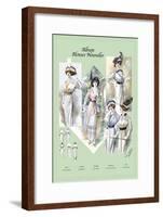 Album Blouses Nouvelles: A Bit of Sophistication-null-Framed Art Print