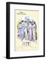 Album Blouses Nouvelles: An Evening in Bows and Ruffles-null-Framed Art Print
