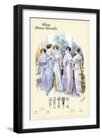 Album Blouses Nouvelles: An Evening in Bows and Ruffles-null-Framed Art Print