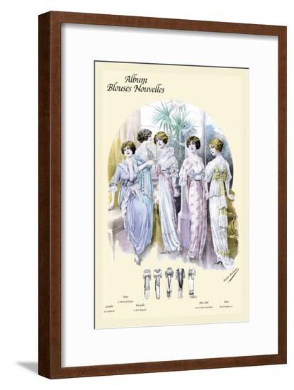 Album Blouses Nouvelles: An Evening in Bows and Ruffles--Framed Art Print