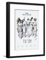 Album Blouses Nouvelles: Five Feminine Styles-null-Framed Art Print