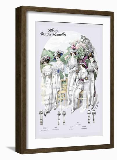 Album Blouses Nouvelles: For a Morning Event-null-Framed Art Print