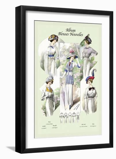 Album Blouses Nouvelles: In the Garden-null-Framed Art Print