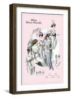 Album Blouses Nouvelles: With Hats and Parasols-null-Framed Art Print