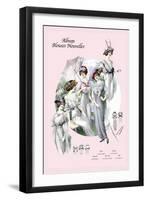 Album Blouses Nouvelles: With Hats and Parasols-null-Framed Art Print