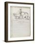 Album : Chariot napolitain ; note manuscrite-Pierre Henri de Valenciennes-Framed Giclee Print