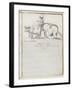 Album : Chariot napolitain ; note manuscrite-Pierre Henri de Valenciennes-Framed Giclee Print