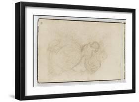 Album : couple enlacé (en hauteur)-Gustave Courbet-Framed Giclee Print