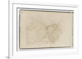 Album : couple enlacé (en hauteur)-Gustave Courbet-Framed Giclee Print