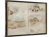 Album d'Afrique du Nord et d'Espagne-Eugene Delacroix-Mounted Giclee Print