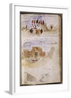 Album d'Afrique du Nord et d'Espagne-Eugene Delacroix-Framed Giclee Print
