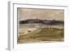 Album d'Angleterre. Paysage dans la campagne anglaise, avec vaches dans un champ. 8/9 juillet 1825-Eugene Delacroix-Framed Giclee Print