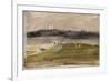 Album d'Angleterre. Paysage dans la campagne anglaise, avec vaches dans un champ. 8/9 juillet 1825-Eugene Delacroix-Framed Giclee Print