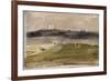 Album d'Angleterre. Paysage dans la campagne anglaise, avec vaches dans un champ. 8/9 juillet 1825-Eugene Delacroix-Framed Giclee Print