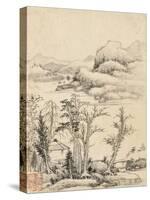 Album de huit feuilles : paysages-Wutian Wang-Stretched Canvas