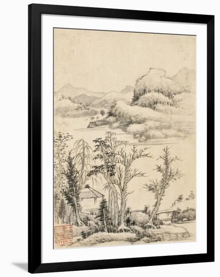 Album de huit feuilles : paysages-Wutian Wang-Framed Giclee Print