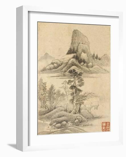 Album de huit feuilles : paysages-Wutian Wang-Framed Giclee Print