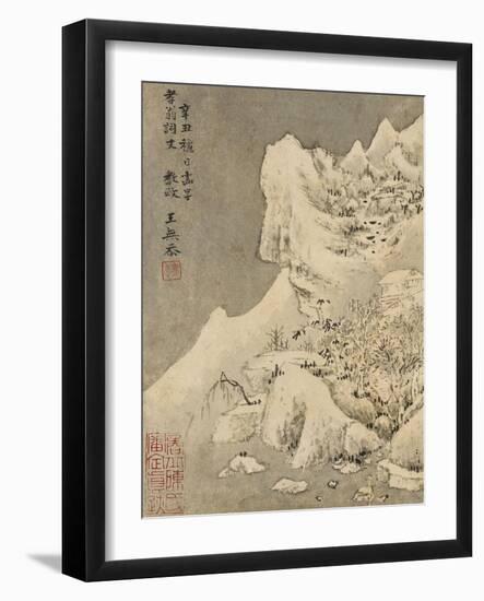 Album de huit feuilles : paysages-Wutian Wang-Framed Giclee Print