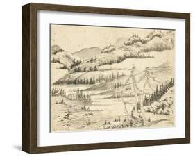 Album de huit feuilles : paysages-Songcang Zhang-Framed Giclee Print