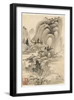 Album de huit feuilles : paysages-Wutian Wang-Framed Giclee Print