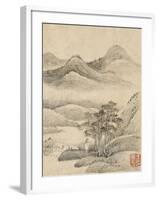 Album de huit feuilles : paysages-Wutian Wang-Framed Giclee Print