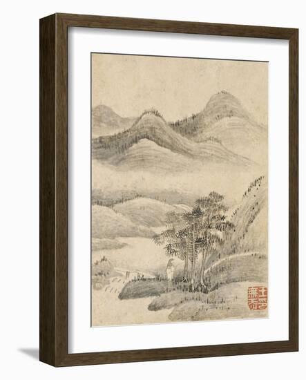 Album de huit feuilles : paysages-Wutian Wang-Framed Giclee Print