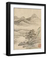 Album de huit feuilles : paysages-Wutian Wang-Framed Giclee Print