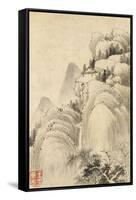 Album de huit feuilles : paysages-Wutian Wang-Framed Stretched Canvas