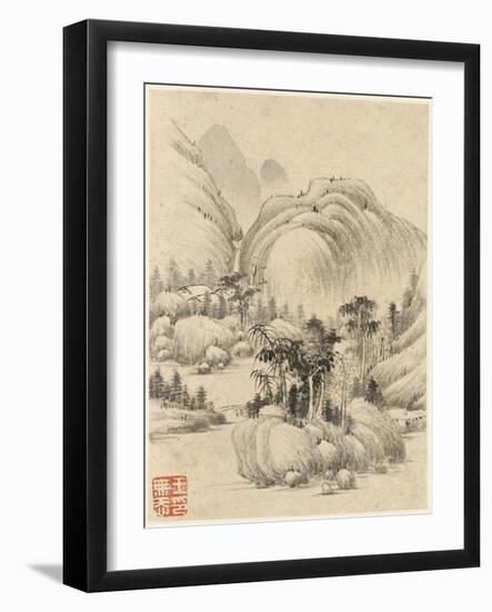 Album de huit feuilles : paysages-Wutian Wang-Framed Giclee Print