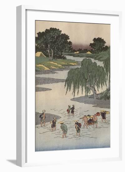 Album de la série des Cinquante-trois relais du Tôkaidô-Ando Hiroshige-Framed Giclee Print