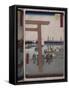 Album de la série des Cinquante-trois relais du Tôkaidô-Ando Hiroshige-Framed Stretched Canvas