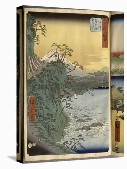 Album de la série des Cinquante-trois relais du Tôkaidô-Ando Hiroshige-Stretched Canvas