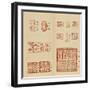 Album de sceaux de Kien-long, Baosou-null-Framed Giclee Print