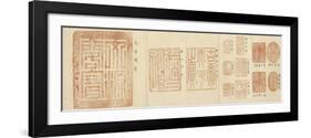 Album de sceaux de l'empereur Qianlong-null-Framed Giclee Print