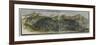 Album des Pyrénées : panorama de montagnes-Eugene Delacroix-Framed Premium Giclee Print