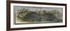 Album des Pyrénées : panorama de montagnes-Eugene Delacroix-Framed Giclee Print