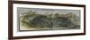 Album des Pyrénées : panorama de montagnes-Eugene Delacroix-Framed Giclee Print