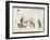 Album du voyage en Afrique du Nord : étude de cavaliers et de personnages arabes-Eugene Delacroix-Framed Giclee Print