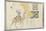 Album : Etudes d'après des figures orientales et des motifs décoratifs-Eugene Delacroix-Mounted Giclee Print