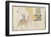 Album : Etudes d'après des figures orientales et des motifs décoratifs-Eugene Delacroix-Framed Premium Giclee Print