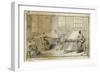 Album factice  : Atelier de broderie-Augustin De Saint-aubin-Framed Giclee Print